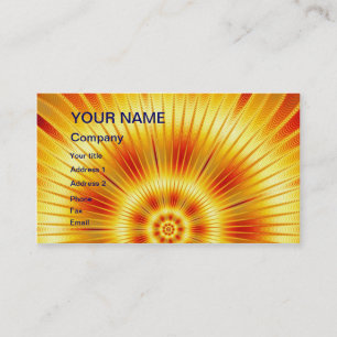 Carte De Visite Une conception abstraite attrayante