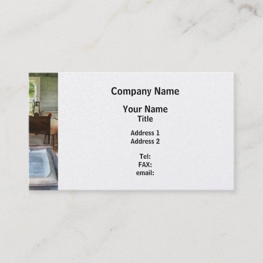 Carte De Visite Une école de pièce avec le livre (Devant)