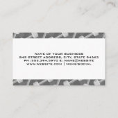 Carte De Visite Une Femme Squatte Barbell | Motif de cloches (Dos)