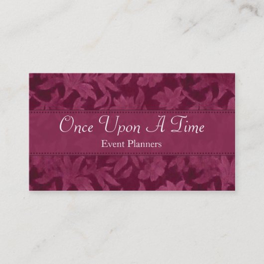 Carte De Visite Une Fois Un Profil/Carte de visite Élégant (Devant)