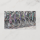 Carte De Visite Une grande conception de vélo (Dos)