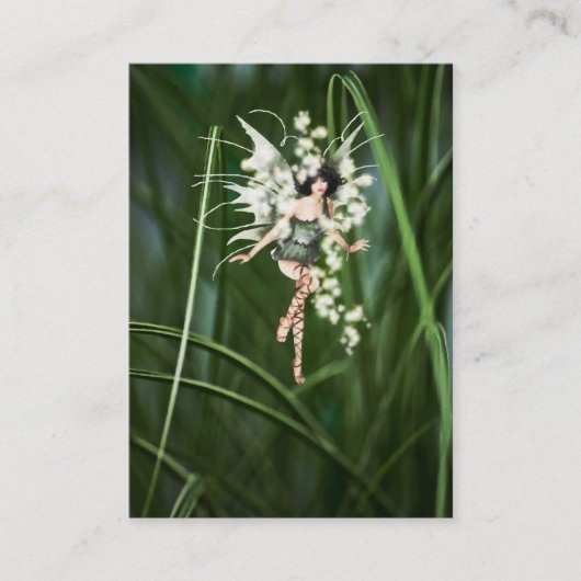 Carte De Visite Une lueur dans le jardin Mini impression (Devant)