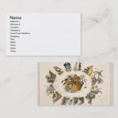 Carte De Visite Une matinée dans le DES Tuileries de Jardin, de (Devant / Derrière)