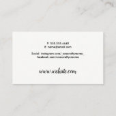 Carte De Visite Une mère courtoise (Dos)