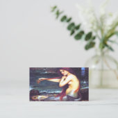 Carte De Visite Une mermaid John William Waterhouse (Debout devant)