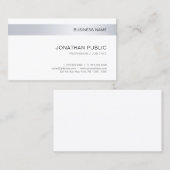 Carte De Visite Une Modèle moderne et élégante (Devant / Derrière)