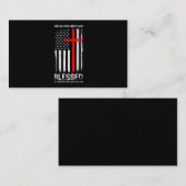 Carte De Visite Une nation sous Dieu USA Patriot vétéran (Devant / Derrière)