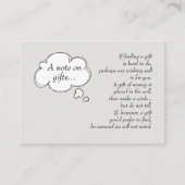 Carte De Visite Une Note De Nous Insérer (Devant)