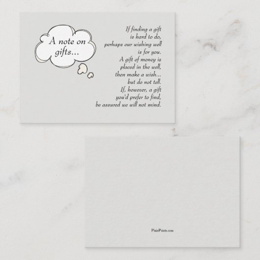 Carte De Visite Une Note De Nous Insérer (Devant / Derrière)