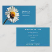 Carte De Visite Une pâtisserie blanche sous un ciel bleu (Devant / Derrière)