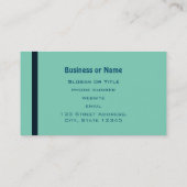 Carte De Visite Une photo de gros cheeseburger juteux (Dos)