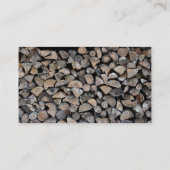 Carte De Visite Une pile des rondins en bois de coupe (Dos)