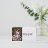 Carte De Visite Une soeur française dans le jardin de contemplatio (Debout devant)