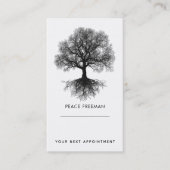 Carte De Visite Une Source | Conception de l'Arbre de Vie (Devant)