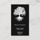 Carte De Visite Une Source | Conception de l'Arbre de Vie (Devant)