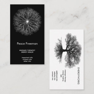 Carte De Visite Une Source   Conception de l'Arbre de Vie