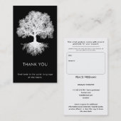 Carte De Visite Une source | Conception de l'arbre de vie (Devant / Derrière)