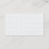 Carte De Visite Une surface complètement blanche et sans caractéri (Dos)