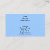 Carte De Visite Une tempête parfaite, peinture de paysage d'art (Dos)