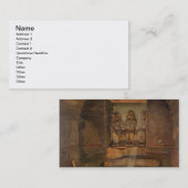 Carte De Visite Une tombe à EL-Kab, une de 24 illustrations (Devant / Derrière)