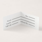 Carte De Visite Une Typographie Simple Un Cadeau Pour Vous (Intérieur)