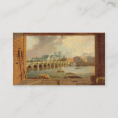 Carte De Visite Une vue du pont de Westminster (huile sur le (Dos)