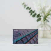 Carte De Visite Une vue plus étroite de clavier d'ordinateur (Debout devant)