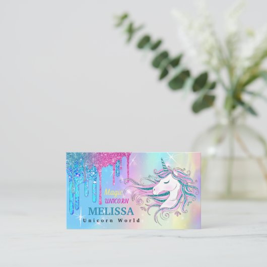 Carte de visite Unicorn (Debout devant)