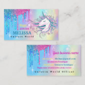 Carte de visite Unicorn (Devant / Derrière)