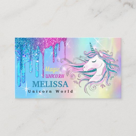 Carte de visite Unicorn (Devant)