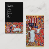 Carte De Visite UNICORN, noir (Devant / Derrière)