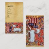 Carte De Visite UNICORN / Parchemin Brown antique (Devant / Derrière)