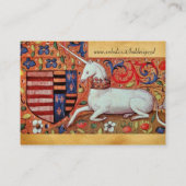 Carte De Visite UNICORN / Parchemin Brown antique (Dos)