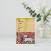 Carte De Visite UNICORN / Parchemin Brown antique (Debout devant)