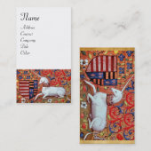 Carte De Visite UNICORN, perle (Devant / Derrière)