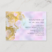 Carte De Visite *~* Unicorn Rainbow Holograghic Pastel Beauté AP1 (Dos)