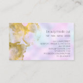 Carte De Visite *~ Unicorn Rainbow Holograghic Pastel Beauté AP1 (Dos)