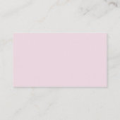 Carte De Visite Unicorn Rose (Dos)