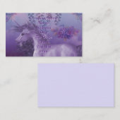 Carte De Visite Unicorn Roses d'automne (Devant / Derrière)