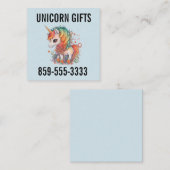 CARTE DE VISITE UNICORN SQUARE CARTES (Devant / Derrière)