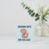 CARTE DE VISITE UNICORN SQUARE CARTES (Debout devant)