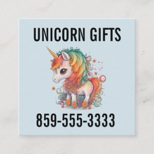 CARTE DE VISITE UNICORN SQUARE CARTES
