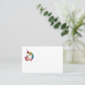 Carte De Visite Unicorn visitkort (Debout devant)