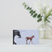 Carte De Visite Unicornes (Debout devant)