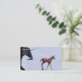 Carte De Visite Unicornes (Debout devant)
