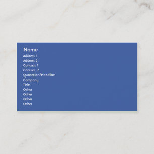 Carte De Visite Union européenne - affaires