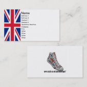 Carte De Visite Union Jack (Devant / Derrière)