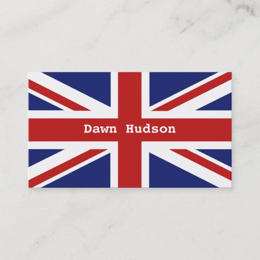 Carte De Visite Union Jack (Devant)
