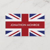 Carte De Visite Union Jack, British Flag, Royaume-Uni (Devant)