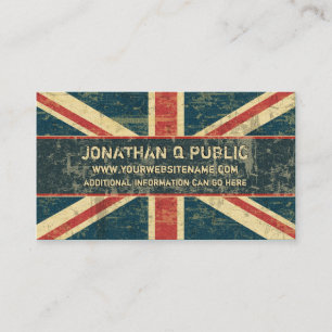 Carte De Visite Union Jack sale